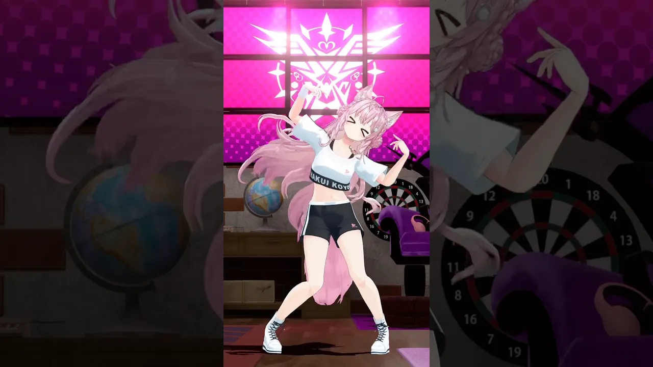 全力540%で「デコレート」踊ってみたらすごいことになったwww #デコレート #shorts #かいりきベア #dance 【博衣こより/ホロライブ】