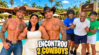 MINHA MÃE FEZ 2 AMIGOS COWBOYS E MEU PAI FICOU MUITO BRAVO! *estragou a viagem* 