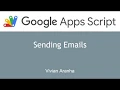 13 Sending Emails Google Apps Script Learn in 15 Minutes