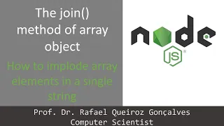 JS join How to implode an array into a string