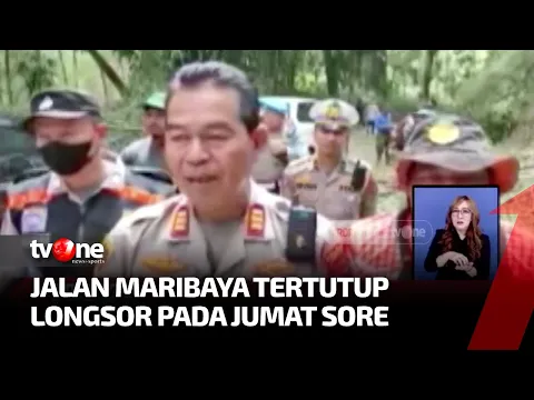 Jalan Maribaya Lembang, Bandung Barat Tertutup Longsor