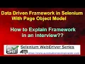 Selenium Java Framework Hybrid Framework for Beginners Page Object Model Overview