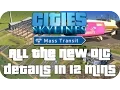 EVERYTHING NEW in CITIES SKYLINES MASS TRANSIT DLC in 12 Minutes Cities Skylines Gameplay