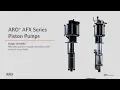 ARO AFX Piston Pump Overview