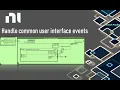 Handle common user interface events Part 1