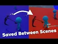 Saving Weapons Between Scenes Dreams Tutorial