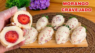 MORANGO CRAVEJADO: A FEBRE DA INTERNET! SIMPLESMENTE IRRESISTÍVEL!