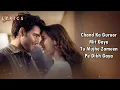 Bas Ek Dhadak (LYRICS) - Dhadak 2 | Siddhant C, Tripti D | Shreya G, Jubin N, Javed-Mohsin, Rashmi V