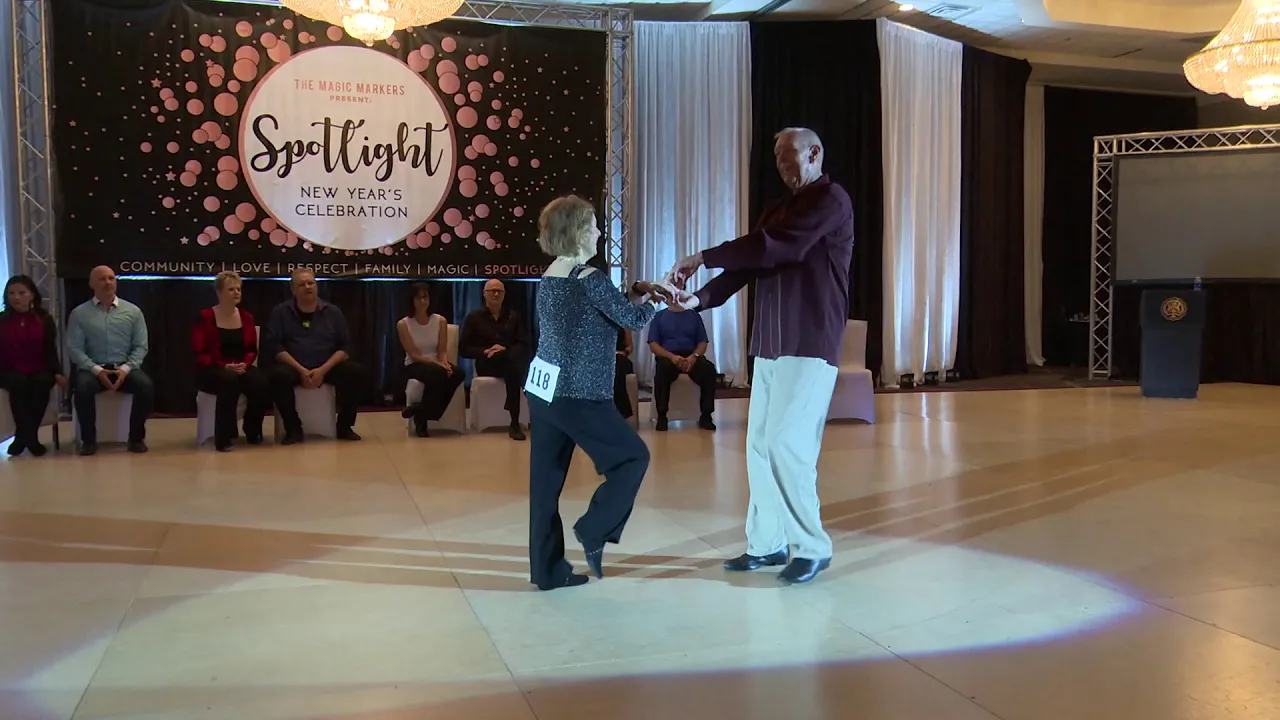 Spotlight New Years 2018 2019 Masters Novice Jack & Jill John McKenney & Geri Smith Osborne