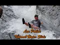 Exploring a Natural Water Slide in the Rain Forest - Las Pailas in Luquillo Puerto Rico