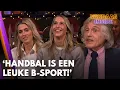 Lagu Johan Derksen enthousiast tegen Polman en Abbingh: 'Handbal is een leuke B-sport!' | VANDAAG INSIDE