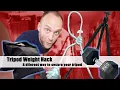 Tripod Weight Hack - A different way to use the hook on your tripod