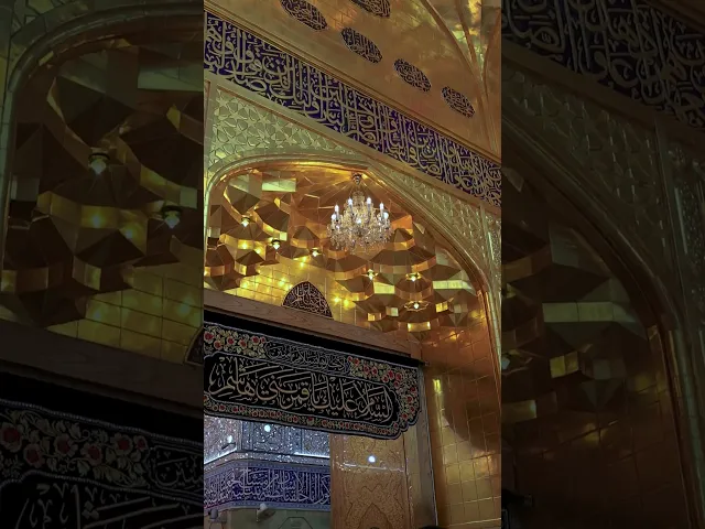 ⁣قمر العشيرة هل نلام بحبهِ         وهو الذي ما قيل فيه قليلا