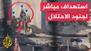 استهداف آليات وجنود الاحتلال في شرق جباليا بصاروخ سعير 