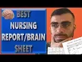 Nurse Brain Sheet 2021 - Tips for Giving Report