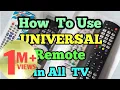 Universal Remote For Led TV Crt Tv All TV Codes Led tv repair