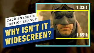 why the justice league snyder cut isnt widescreen