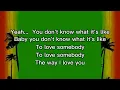 Download Lagu TO LOVE SOMEBODY KARAOKE (TROPA VIBES COVER)