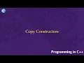 Copy Constructors