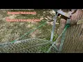 Treestand Maintenance Replacing old cables on fixed stands