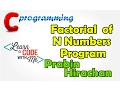 C Programming Tutorial Factorial program in c