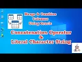 How to use Oracle SQL Concatenation operator and Literal Strings In Urdu