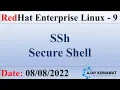 SSh in Linux Secure Shell Linux SSh RHEL 9 Secure Shell in RedHat RHEL 9 SSh RedHat 9