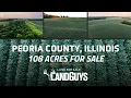 108 Acres Peoria County IL Tillable Income CRP Whitetail Hunting