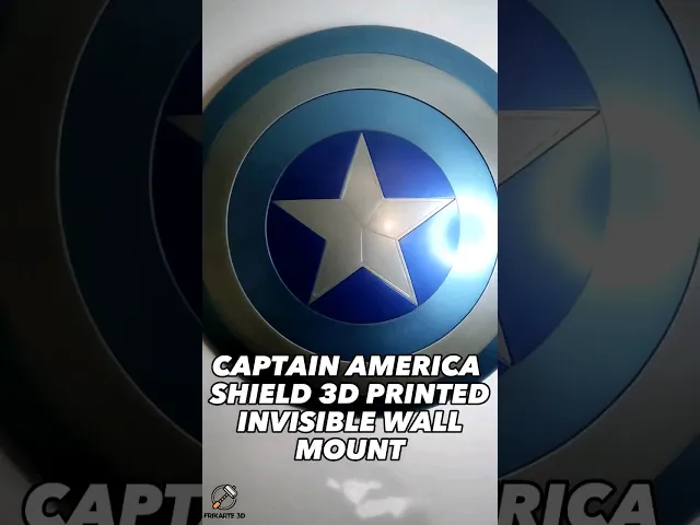Captain America Shield Invisible Wall Mount video thumbnail