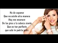 Llévame Despacio - Paulina Goto KARAOKE