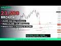 Nifty 50 Crash 23 500 Broken Next Support 21 800 or 20 000