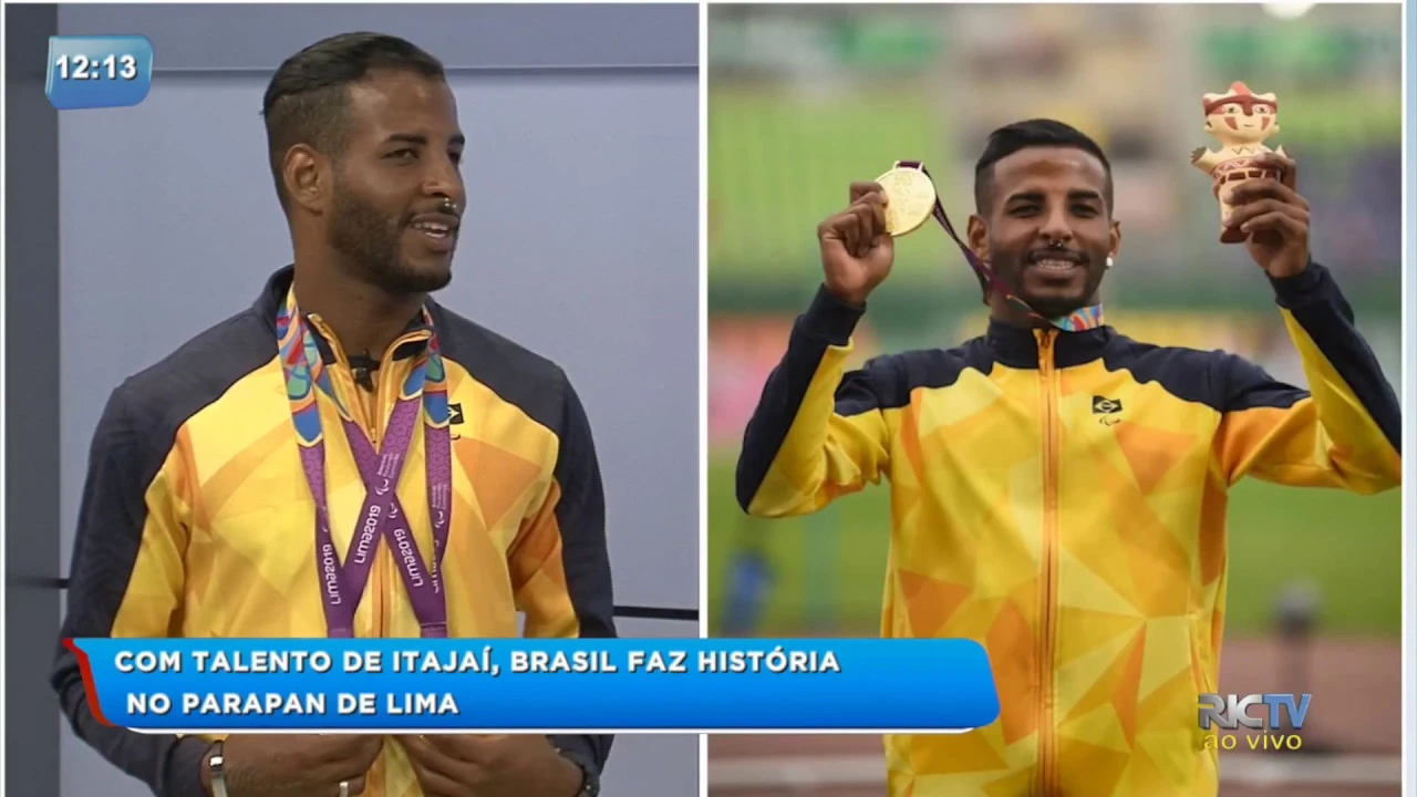 Atleta de Itajaí conquista duas medalhas no jogos Parapan-Americanos