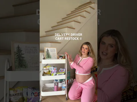DELIVERY DRIVER CART RESTOCK!!