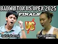 Download Lagu FINALS | tanvi sharma [IND] VS zhang beiwen [USA] | womens singles | badminton us open 2025