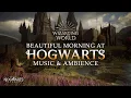 Beautiful Morning at Hogwarts | Harry Potter Music \u0026 Ambience, Reading with Hermione Granger