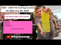 2024 PA HUNTING LICENSE DOE TAGS ON SALE JUNE 26th