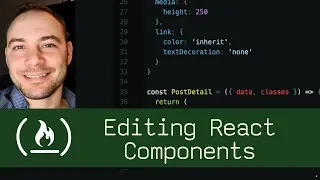Editing React Components P5D77 - Live Coding with Jesse