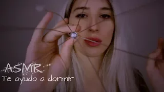 ASMR ☯ Te ayudo a dormir // Helping you sleep (Massage, trigger words, rattle sounds)
