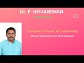 Lecture - 34 Ordered dictionaries Nested dictionary Dr P Govardhan