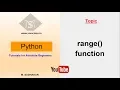 range function in python