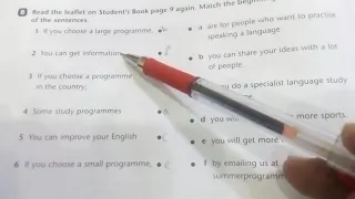 حل تمارين B C صفحه 6 كتاب التمارين انكليزي رابع اعدادي 