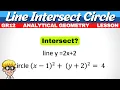 Does Line Intersect Circle Grade 12
