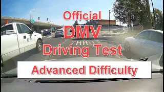 DMV Dash Cam Driving Test - ADVANCED Difficulty