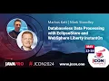 DBless Data Processing EclipseStore WebSphere Liberty InstantOn Markus Kett Mark Stoodley