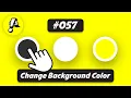 Ep 057 - How to change the background color with dot buttons in Flutter Flutter Processing