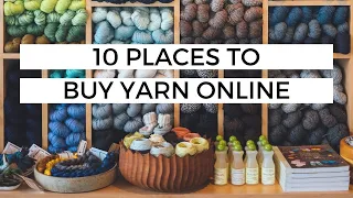 CROCHET FOR BEGINNERS 10 Places to Buy Yarn Online - Yarn Snob Approved