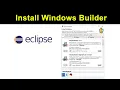 Install Windows Builder Eclipse IDE