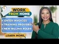 No Phones Enter Invoices - 4 Billing WFH Jobs