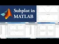 Subplot in MATLAB