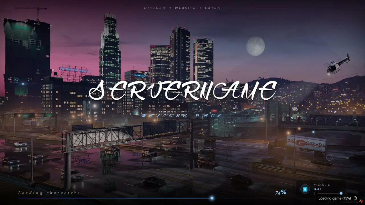 JS_Loadingscreen | Interactive Loading Screen with Audio Player